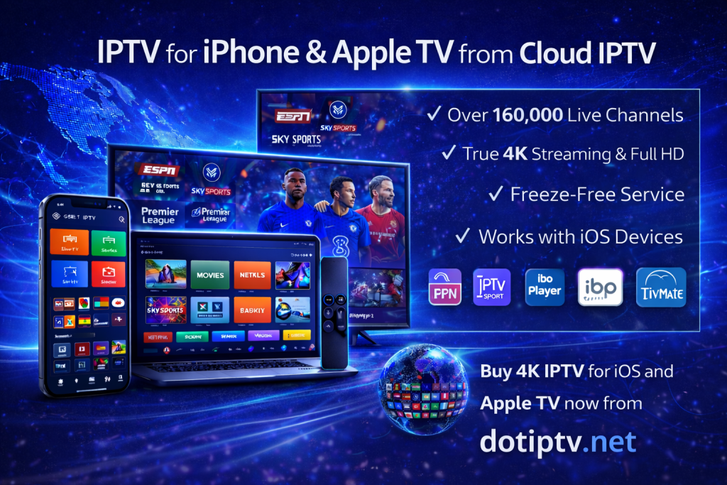 خرید IPTV برای iPhone و Apple TV